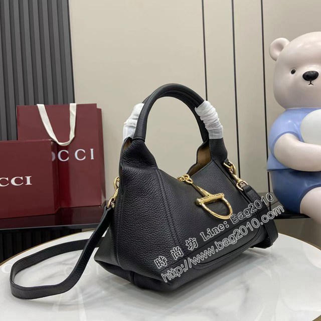 Gucci專櫃古馳最新款Softbit系列肩背包超大半馬銜扣休閒女包 jh2968型號：837333